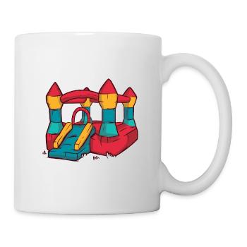 Gonflable anniversaire d’enfant Fête Fête Jeux amusant - Mug blanc - blanc - Droite