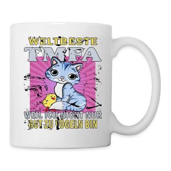 tmfa beste liebe tier tierarztpraxis tierfreund - Tasse - Weiß - Rechts