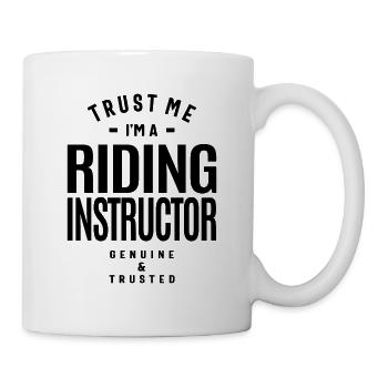 Reitlehrer Geschenk lustige Job-Titel - Tasse - Weiß - Rechts