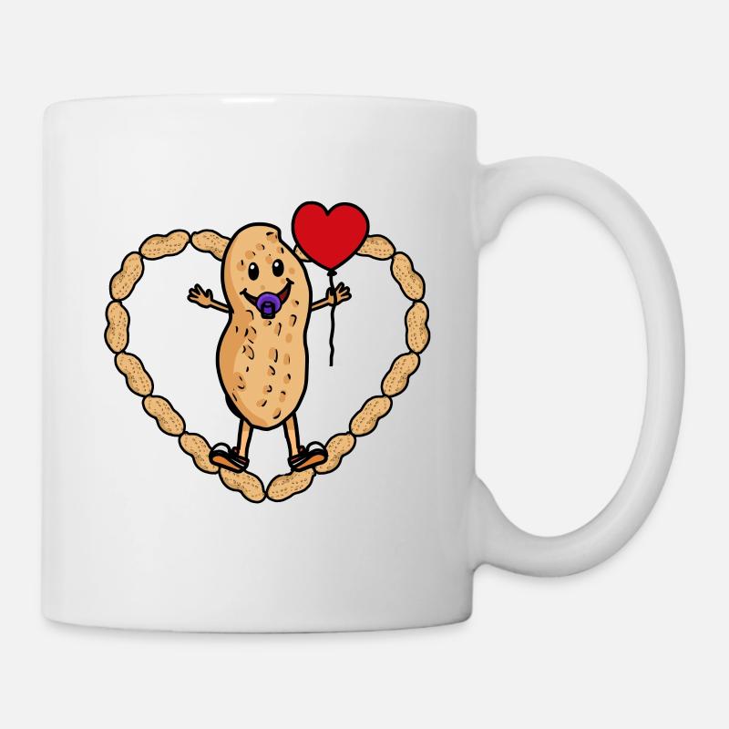 Cacahuète anniversaire anniversaire - Mug blanc - blanc