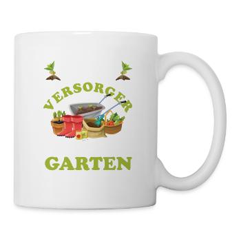 Selbstversorger Garten Gärtner - Tasse - Weiß - Rechts