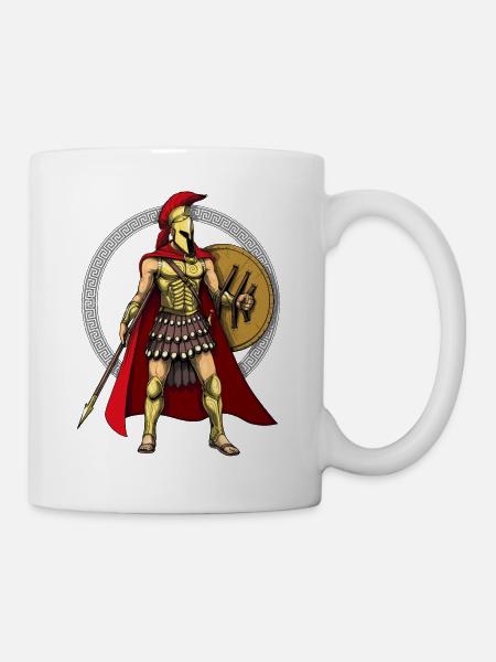 Spartan Warrior - Tasse - Weiß