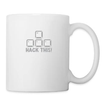Hack Diese WASD - Tasse - Weiß - Rechts
