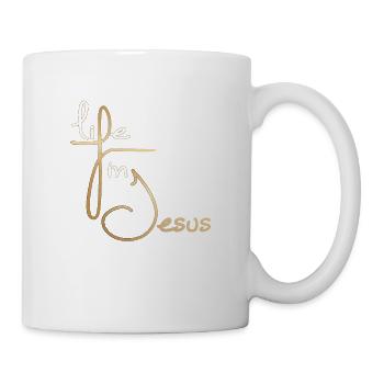 Christliches Designleben in Jesus - Tasse - Weiß - Rechts