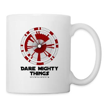 Dare Mighty Things Perseverance Mars Rover Landing - Mug - white - Right