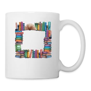 Lire plus de livres lecture cadeau d’enseignement pour Livre Lov - Mug blanc - blanc - Droite
