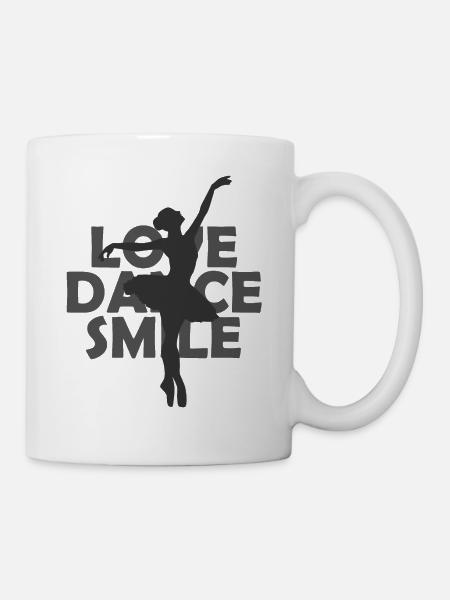 Ballet ballet ballet-ballet sort - Mug blanc - blanc