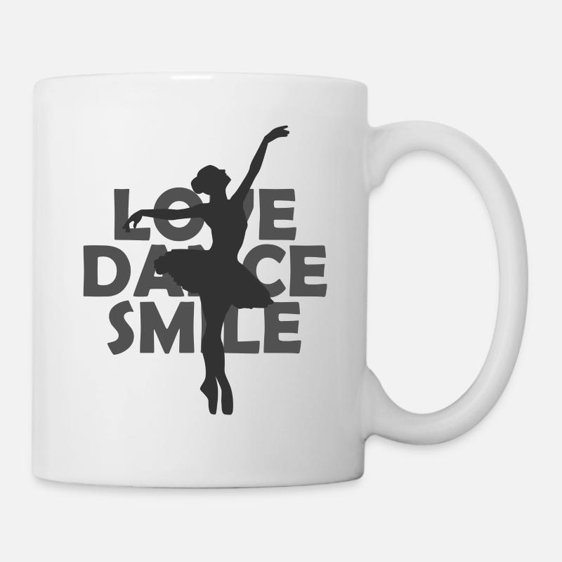 Ballet ballet ballet-ballet sort - Mug blanc - blanc