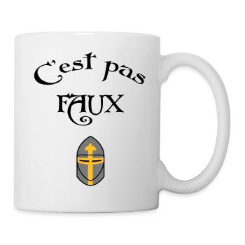 C'est pas faux ! - Mug blanc - blanc - Droite