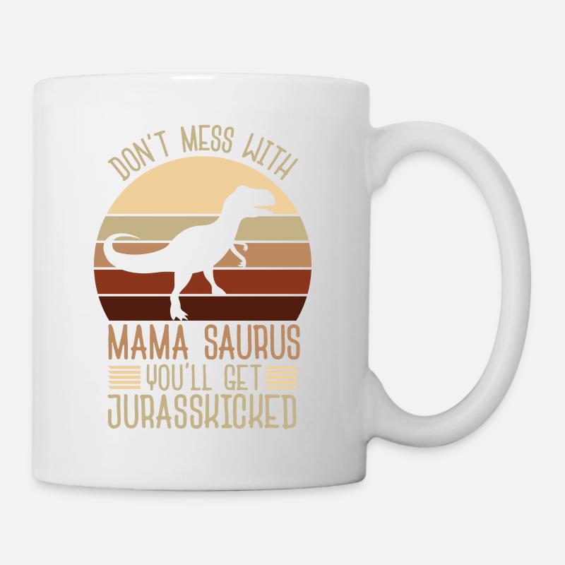 Mama Saurus - Tasse - Weiß