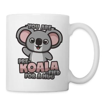 Koala Umarmung - Tasse - Weiß - Rechts