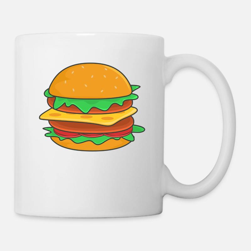 Burger - Mug - white
