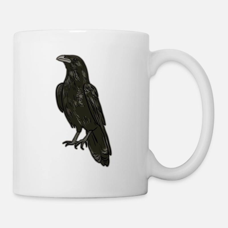 Crow - Mug - white