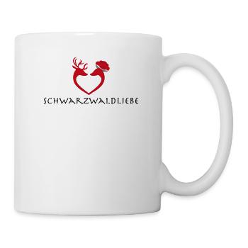 Schwarzwaldliebe - Schwarzwaldmädel Schwarzwald - Tasse - Weiß - Rechts
