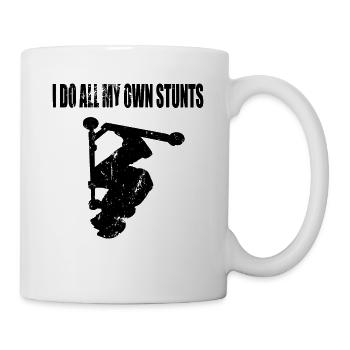 I Do All My Own Stunts - Scooter Driver Gift - Mug - white - Right