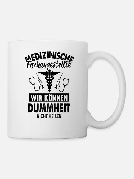 Medizinische Fachangestellte MFA Arzthelferin - Tasse - Weiß