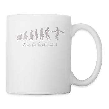 Lindy Hop Evolution Swing Dance "Ugly" Design - Mug - white - Right