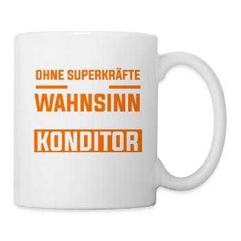 Konditor Konditormeister Zuckerbäcker - Tasse - Weiß - Rechts