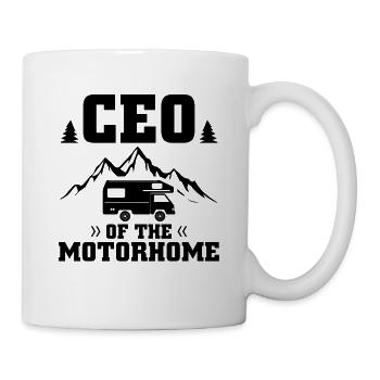 RV CEO Of The Motorhome Womo Chef - Mug - white - Right