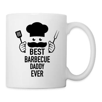 Meilleur Barbecue Daddy Ever - BBQ Grillmeister - Mug blanc - blanc - Droite