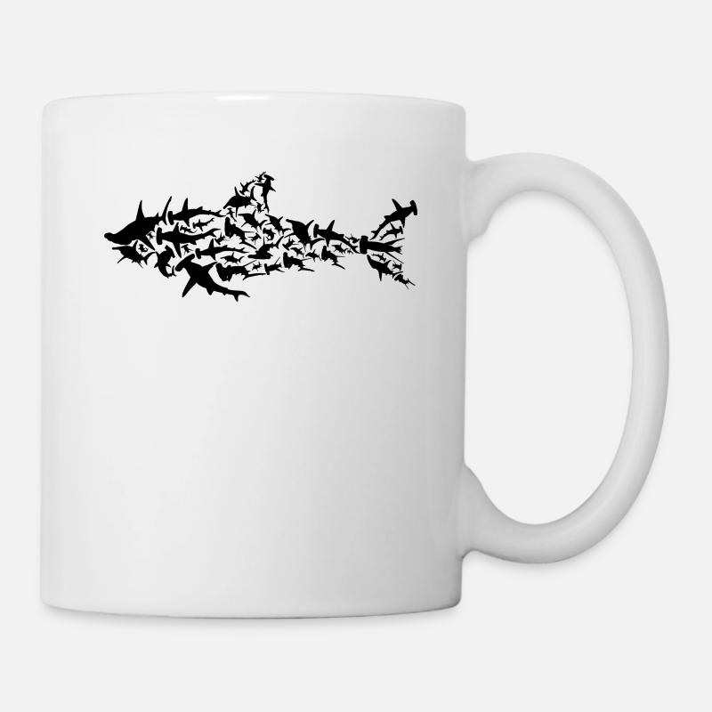 Hai Haifisch - Tasse - Weiß