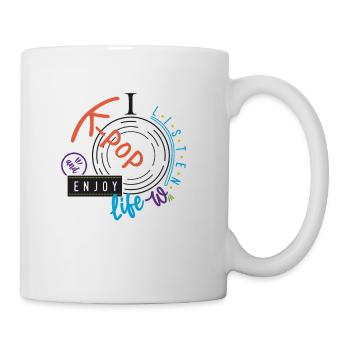 I listen K-Pop... K-Pop - Mug - white - Right