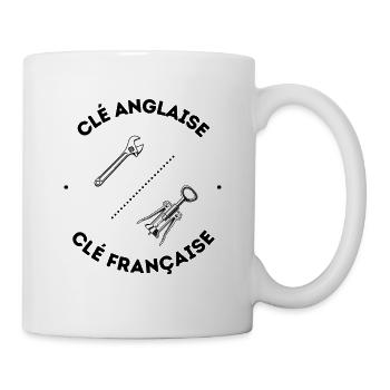 Clé anglaise clé française - Mug blanc - blanc - Droite
