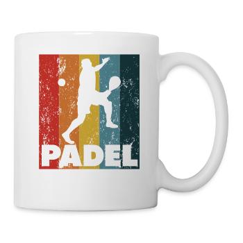 Padel Raquette tennis sport entraînement - Mug blanc - blanc - Droite