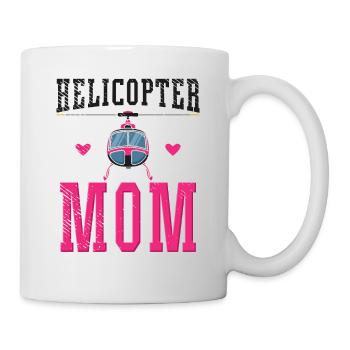 Hélicoptères mom hélicoptères parents éducation pilote - Mug blanc - blanc - Droite