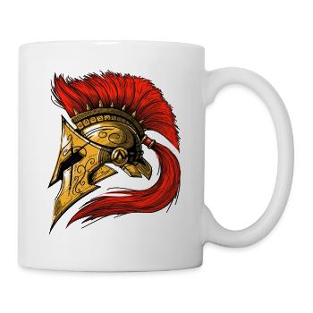 Spartan Helmet - Mug - white - Right