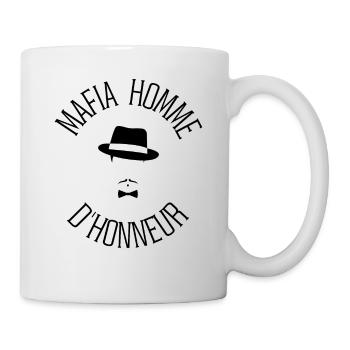 MAFIA HOMME HONNEUR idée cadeau humour - Mug blanc - blanc - Droite
