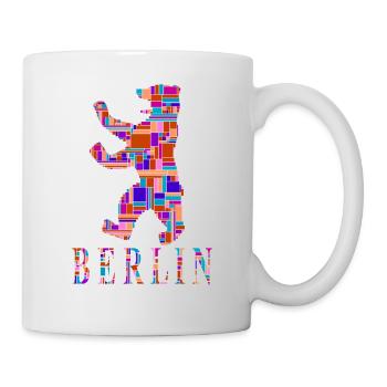 Berlin T-Shirt - Berlin Bär Shirt - I Love - Mug blanc - blanc - Droite