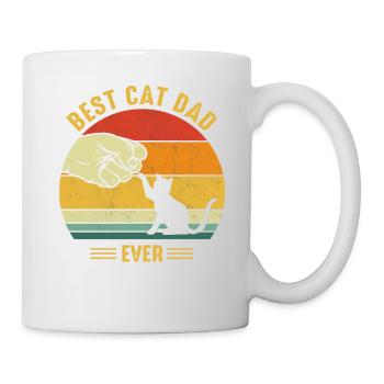 Best Cat Dad Dad Cats Gift - Mug - white - Right