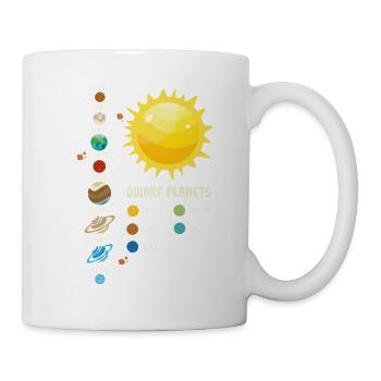 Solar System Kids and Adults Dwarf Planets Gift - Mug blanc - blanc - Droite