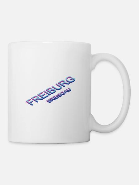 Freiburg im Breisgau - Tasse - Weiß