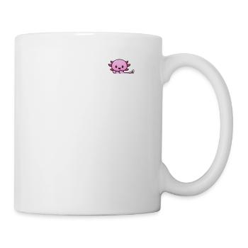 Axolotl in Chest Pocket Pocket Axolotl - Mug - white - Right