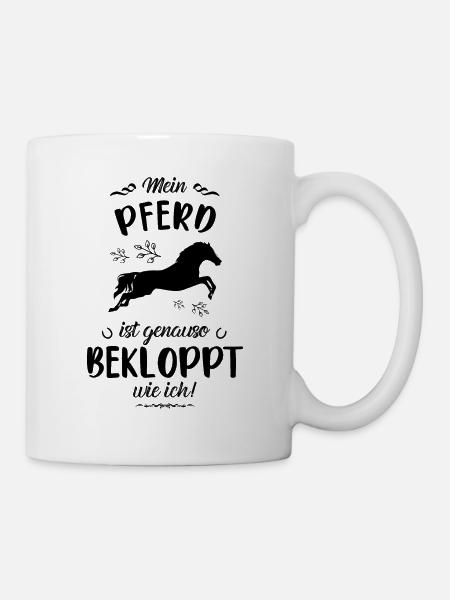 Netter Reitverein Spruch, reiten Geschenk - Tasse - Weiß