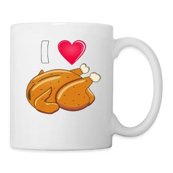 HUHN HÄNCHEN I LOVE - Mug - white - Right