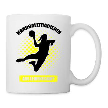 Bester Handballtrainer der Welt - Tasse - Weiß - Rechts