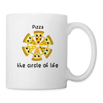 Pizza Sayings Lover Foodie - Mug - white - Right