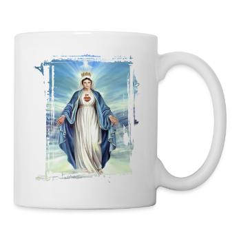 Holly Mary Maria Madonna Mariana Jungfrau Maria - Tasse - Weiß - Rechts