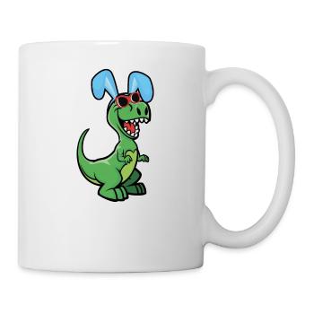 T Rex Dinosaur Easter - Mug - white - Right