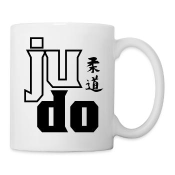Judo Kämpfer Kampfsport Judoka Japan - Tasse - Weiß - Rechts