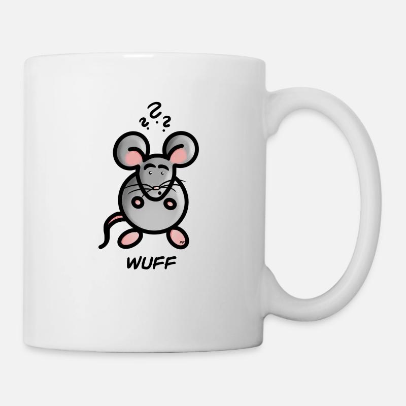 Maus Wuff - Tasse - Weiß