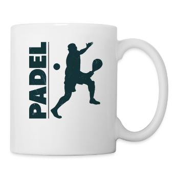 Padel Raquette tennis sport entraînement - Mug blanc - blanc - Droite