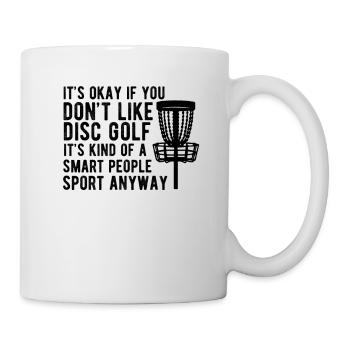 Golf is a kind of sport for smart people - Mug - white - Right