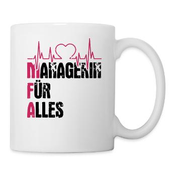 MFA Arzthelferin lustiger Spruch Mediziner - Tasse - Weiß - Rechts