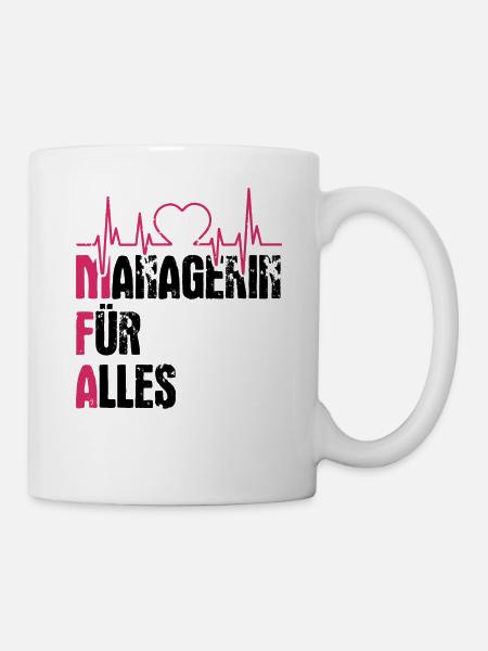 MFA Arzthelferin lustiger Spruch Mediziner - Tasse - Weiß
