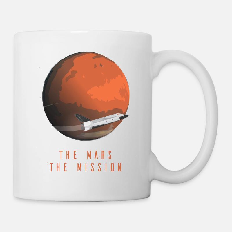 The Mars The Mission - Space Adventure - Rocket - Mug blanc - blanc