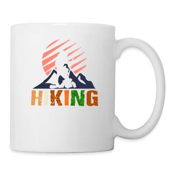 Hiking Design Hiking is the Answer - Mug blanc - blanc - Droite